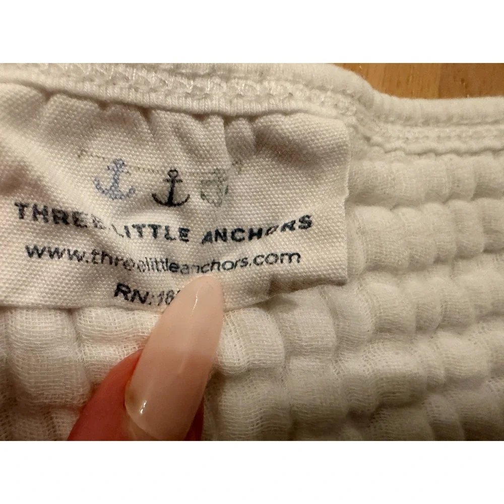 Baby Three Little Anchors University of Alabama Muslin Burp Cloth Roll Tide